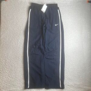 NEW with tags Y2K nike mens blue white stripe track pants baggy loose M